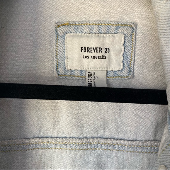 Forever21 Denim Jacket (Light Wash) - Picture 2 of 4
